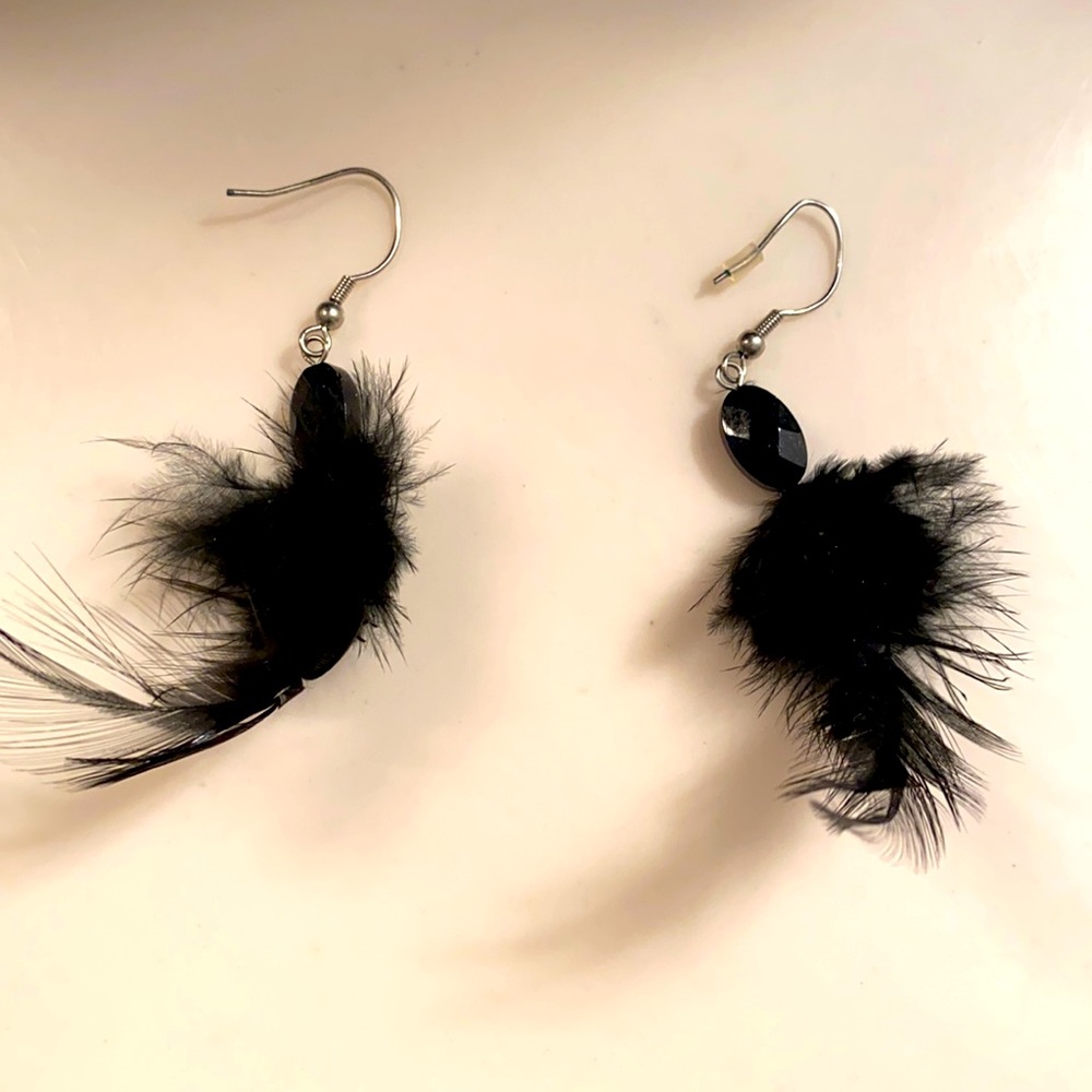 Feather earrings